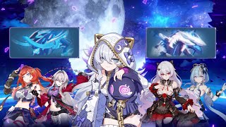 Theresa Shicksal imperative in Abyss  vs Valrahal and Benares  Honkai Impact 3rd [upl. by Neelac]