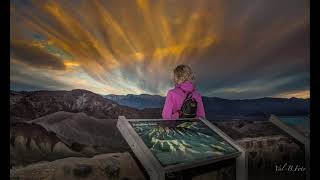 Zabriskie Point  Death Valley  National Park USA 2021 [upl. by Ydnec]