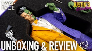 TwoFace Retro Batman Rogues Daftoys 16 Scale Figure Unboxing amp Review [upl. by Krid]