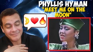 Phyllis Hyman  Meet Me On The MOON 🌛 Reaction [upl. by Nnybor667]