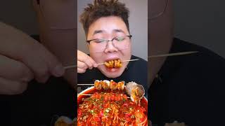 ASMREating Delicious Chinese Spicy Seafooddelicious asmreating eatingsounds viral shorts p112 [upl. by Joacima]