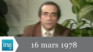 13h Antenne 2 du 16 mars 1978  En direct du RPR  Archive INA [upl. by Malloy]