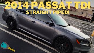 2014 Passat TDI straight pipe [upl. by Nine]