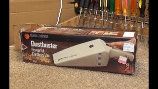 Black amp Decker Dustbuster 9330  Initial Checkout [upl. by Rosalee47]