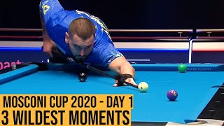 3 Wildest Moments  Mosconi Cup 2020 Day 1 [upl. by Drona]