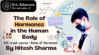 The Role of Hormones in human body ONE SHOT by Hitesh Sharma Sir and Uploaded to HLEduroom [upl. by Nnazil898]