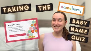 Baby Name RECOMMENDATIONS From NAMEBERRY QUIZ  BABY NAME HELP [upl. by Miriam]