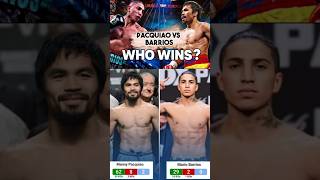 🔥Manny Pacquiao vs Mario Barrios‼️🔥 mannypacquiao shortsfeed [upl. by Ardnosal]