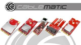 Módulo Fast mini PCIe  distribuido por CABLEMATIC ® [upl. by Zolnay]