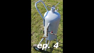 DIY SANDBLASTER  Budowa piaskarki syfonowej  część 4 [upl. by Haeckel]