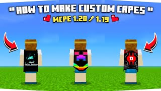 How To Make Custom Cape in Minecraft Pe  How To Make Your Own Custom Cape in Mcpe  Devay Gaming [upl. by Ylrevaw]