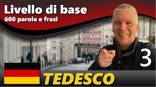 Imparare TEDESCO │ Livello di base │ 600 parole e frasi ✔️ [upl. by Kynthia739]