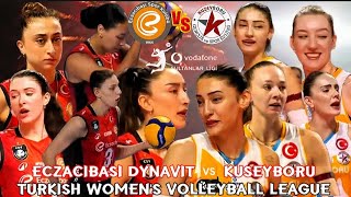 KUSEYBORU 🆚 ECZACIBASI DYNAVIT TURKISH WOMENS VOLLEYBALL LEAGUE 202425 [upl. by Flowers]