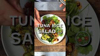 Tuna Rice Avocado Cucumber Chilli Oil  Episode 2  All Things Salad 🥗 [upl. by Fayina998]