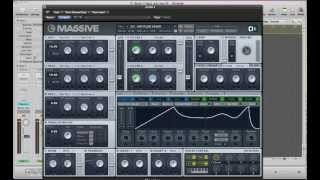 Drum amp Bass NI Massive Arpeggiator [upl. by Eiramlirpa]