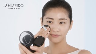 How To  Cushion Compact Foundation  SHISEIDO [upl. by Deina479]