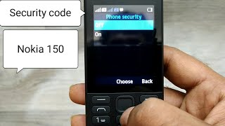 how to set\on\off Security lockcode in NOKIA 1501190nokia 150 reset security code\change [upl. by Eibocaj]