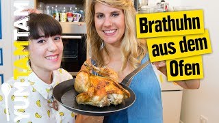 Brathuhn  Hühnchen aus dem Ofen  yumtamtam [upl. by Aikemaj]