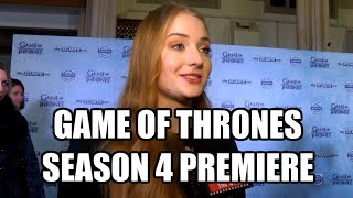 Game of Thrones Season 4 London Premiere Interviews [upl. by Estas]