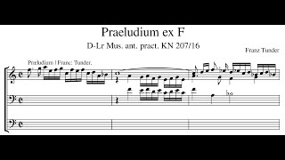 Franz Tunder – Praeludium ex F [upl. by Oilasor]