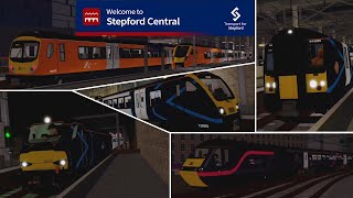 Roblox SCR  Evening Stepford Central Trainspotting  17082024 [upl. by Hairabez251]