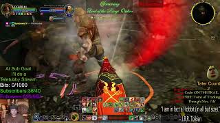 POTEEN OBOWEN playing LOTRO Landroval leveling 141 GUARDIAN blue line [upl. by Buxton182]