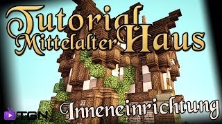 MINECRAFT  Tutorial  Mittelalter Haus 1 Einrichtung DragonMinerLPHD [upl. by Le]