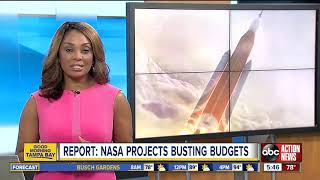 Report NASAs major projects are busting budgets and causing launch delays [upl. by Annadiana]