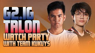 TALON vs G2IG  CHIEF ARMEL NABADTRIP  TI WATCH PARTY WITH TEAM KUKUYS  TI 13 HIGHLIGHTS [upl. by Nomis912]