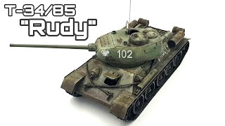 T3485 quotRudyquot 135 scale model tank [upl. by Akenom]