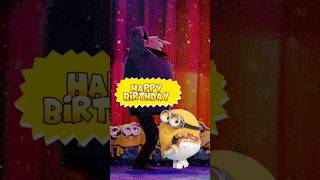 Minions HAPPY BIRTHDAY SONG minions birthday viralshorts [upl. by Kylynn]