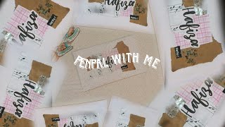 ♡penpal with me♡ penpaling  aesthetic with saja♡ [upl. by Enwahs]