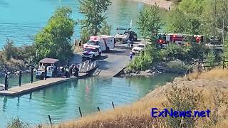 Kalamalka Lake Injury Accident Near KeKuli Bay Boat Launch [upl. by Yaras]