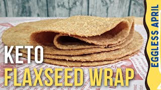 Keto Vegan Flaxseed Wrap [upl. by Llevert372]