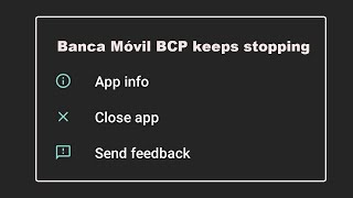 How To Fix Banca Móvil BCP App Keeps Stopping problem in Android Phone [upl. by Hellman]