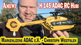 Amewicom ADACH145HelikopterBrushless6Kanal6GRTF  Luftrettungshelikopter in 130 [upl. by Gnehs]