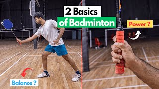 2 Basics Of Badminton for Beginners Step by Step [upl. by Billen]