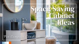 Space Saving Cabinet Ideas for Compact Condos Apartments [upl. by Juliane121]