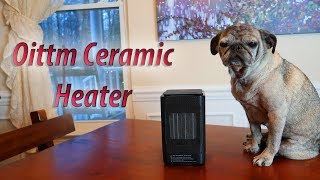 💥 CERAMIC ELECTRIC HEATER Oittm Oscillating Tabletop Small SPACE HEATER Review 👈 [upl. by Aillimat]