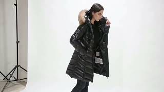 2024 LATEST LONG DOWN JACKET D1931L [upl. by Aiderfla]