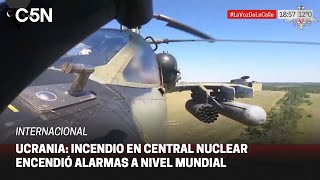 UCRANIA incendio en CENTRAL NUCLEAR encendió alarmas a nivel mundial [upl. by Joo]