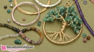 How to Make a Wire Wrapped Tree of Life Pendant [upl. by Wahlstrom577]