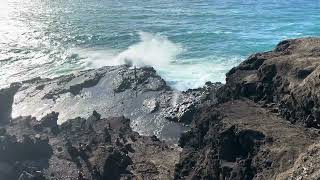 Hawaii  Halona Blowhole 2 [upl. by Brana249]