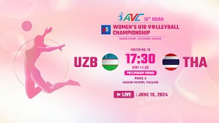 UZBTHAPOOL D15th Asian Women’s U18 [upl. by Neraj945]