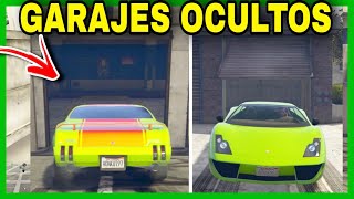 ✔️Garajes OCULTOS en GTA 5 Modo Historia  Ubicación de Garajes para guardar mas Autos GTA V [upl. by Egamlat]