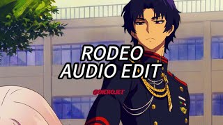 Rodeo remix  Lah Pat ft flo milli EDIT AUDIO [upl. by Anitahs193]