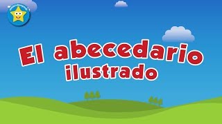 Abecedario ilustrado en español para niños  Videos Aprende [upl. by Hershel958]