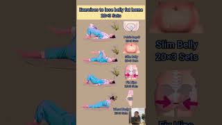 Exercises To Lose Belly Fat Homeshortreducebellyfatbellyfatlossyoga [upl. by Atirabrab]