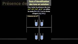 Comment identifier des ions en solution  science [upl. by Debo]