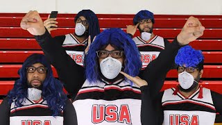 Starrkeisha’s Quarantine Cheer Squad 🔥😂 [upl. by Anadroj]